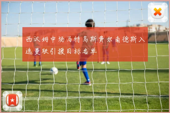 西汉姆中场马特乌斯费尔南德斯入选曼联引援目标名单